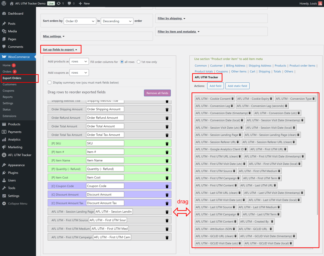 Advanced Order Export for WooCommerce plugin