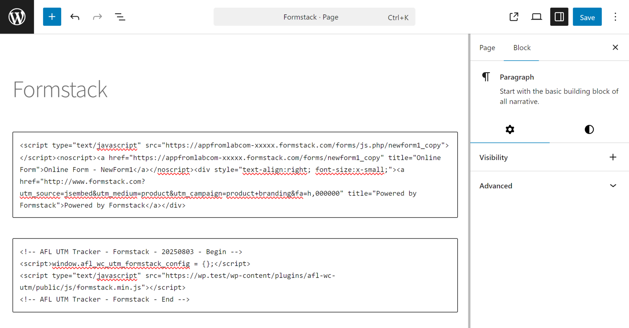 Formstack: Setup UTM parameter Tracking - Appfromlab