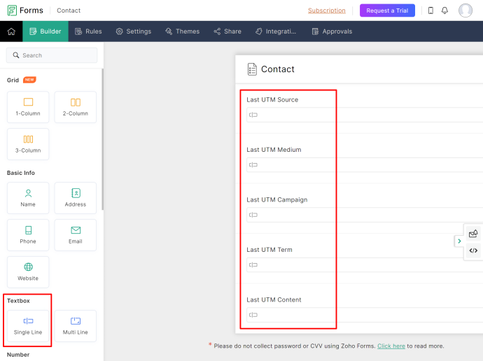 Zoho Forms Hidden Fields