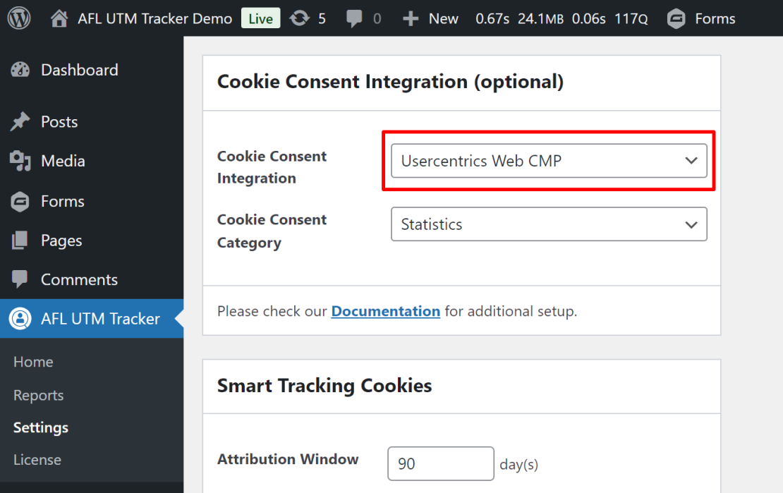 Cookie Consent Integration > Usercentrics Web CMP